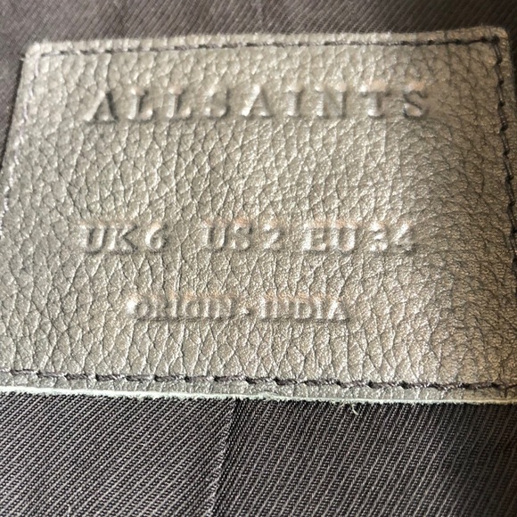 ALL SAINTS Range biker jacket - Picture 2 of 6